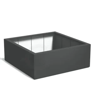 Adezz Carrez Plantenbak Polyester Vierkant 160 x 160 x 60 cm Antracietgrijs Tijdelijk Beschikbaar