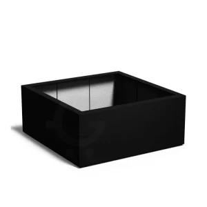 Superprijs Adezz Carrez Plantenbak Polyester Vierkant 140 x 140 x 60 cm Gitzwart