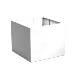 Beste Prijs Adezz Carrez Plantenbak Polyester Vierkant 120 x 120 x 100 cm Verkeerswit
