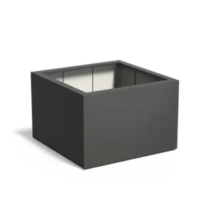 Meest Verkocht Adezz Carrez Plantenbak Polyester Vierkant 120 x 120 x 80 cm Zwartgrijs