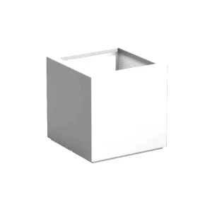 Adezz Carrez Plantenbak Polyester Vierkant 100 x 100 x 100 cm Verkeerswit Populair