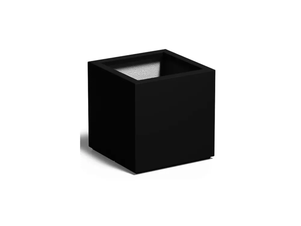 Dagaanbieding Adezz Carrez Plantenbak Polyester Vierkant 100 x 100 x 100 cm Gitzwart