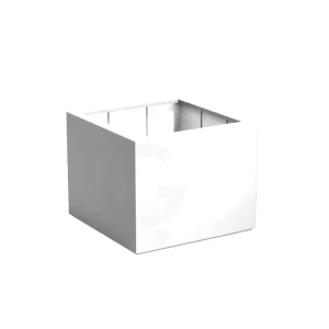 Koop Online Adezz Carrez Plantenbak Polyester Vierkant 100 x 100 x 80 cm Verkeerswit