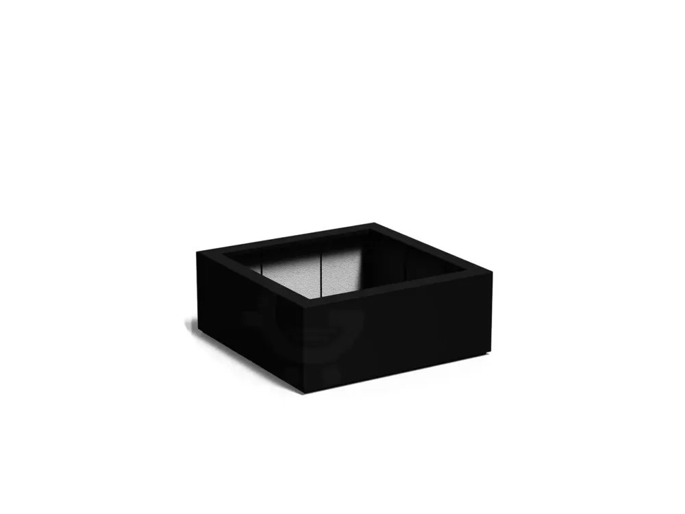 Premium Adezz Carrez Plantenbak Polyester Vierkant 100 x 100 x 40 cm Gitzwart