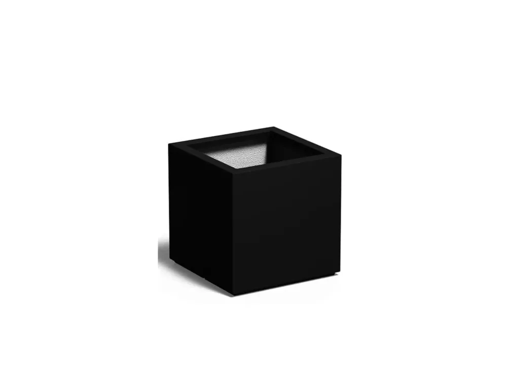 Veilige Betaling Adezz Carrez Plantenbak Polyester Vierkant 80 x 80 x 80 cm Gitzwart
