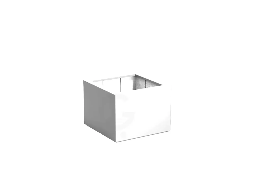 Adezz Carrez Plantenbak Polyester Vierkant 80 x 80 x 60 cm Verkeerswit Bestseller