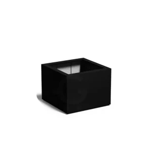 Voordeelprijs Adezz Carrez Plantenbak Polyester Vierkant 80 x 80 x 60 cm Gitzwart