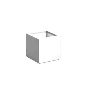 Direct Beschikbaar Adezz Carrez Plantenbak Polyester Vierkant 70 x 70 x 70 cm Verkeerswit