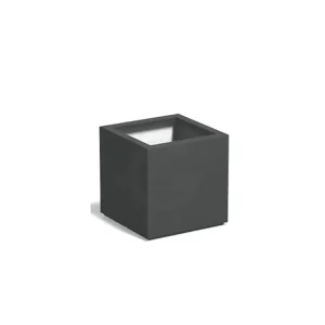 Bestel Nu Adezz Carrez Plantenbak Polyester Vierkant 70 x 70 x 70 cm Antracietgrijs