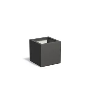 Betaalbaar Adezz Carrez Plantenbak Polyester Vierkant 60 x 60 x 60 cm Zwartgrijs