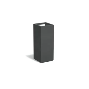 Lage Kosten Adezz Carrez Plantenbak Polyester Vierkant 40 x 40 x 100 cm Antracietgrijs