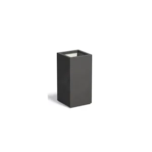 Aanbieding Adezz Carrez Plantenbak Polyester Vierkant 40 x 40 x 80 cm Antracietgrijs