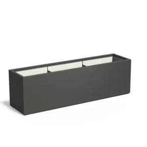 Op = Op Adezz Carrez Plantenbak Polyester Rechthoek 200 x 50 x 60 cm Zwartgrijs