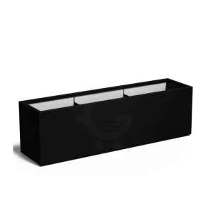 Direct Beschikbaar Adezz Carrez Plantenbak Polyester Rechthoek 200 x 50 x 60 cm Gitzwart