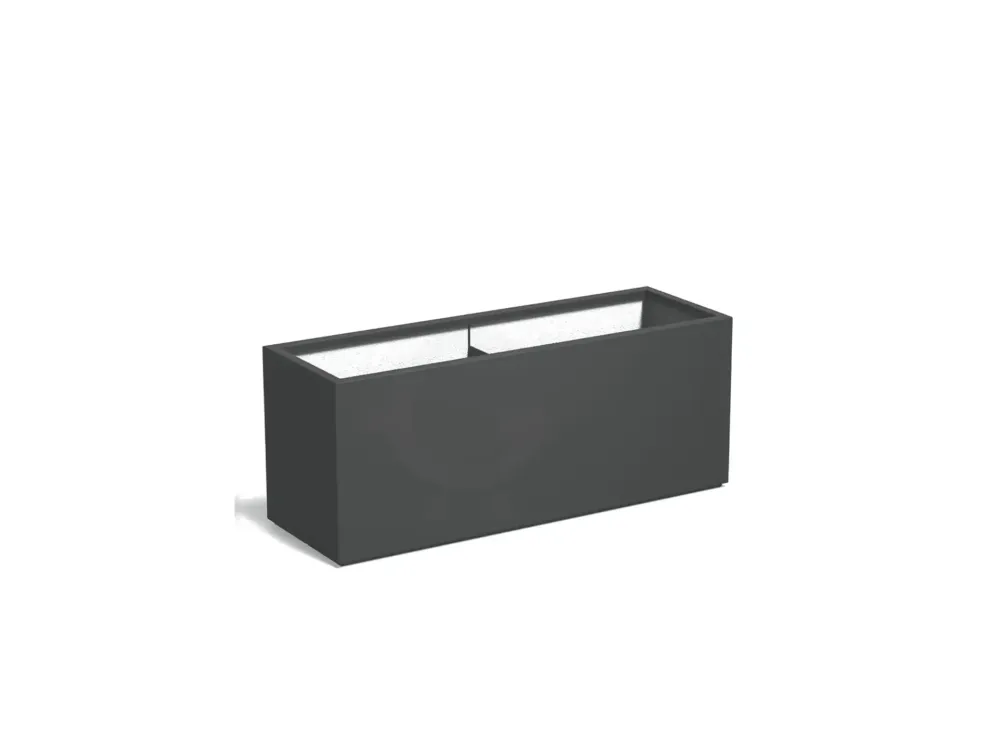 Gratis Retour Adezz Carrez Plantenbak Polyester Rechthoek 150 x 50 x 60 cm Antracietgrijs