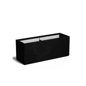 Adezz Carrez Plantenbak Polyester Rechthoek 150 x 50 x 60 cm Gitzwart Gratis Retour