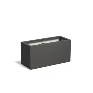 Adezz Carrez Plantenbak Polyester Rechthoek 120 x 50 x 60 cm Zwartgrijs Laatste Kans