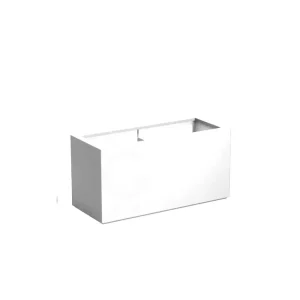 Shop Nu Adezz Carrez Plantenbak Polyester Rechthoek 120 x 50 x 60 cm Verkeerswit