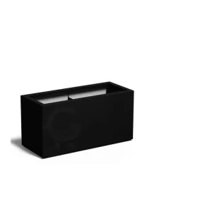 Koop Vandaag Adezz Carrez Plantenbak Polyester Rechthoek 120 x 50 x 60 cm Gitzwart