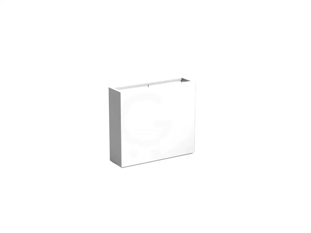 Voordeelprijs Adezz Carrez Plantenbak Polyester Rechthoek 90 x 25 x 80 cm Verkeerswit