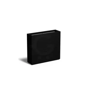 Snelle Levering Adezz Carrez Plantenbak Polyester Rechthoek 90 x 25 x 80 cm Gitzwart