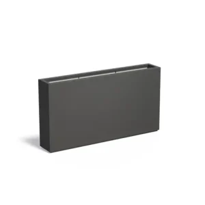 Meest Verkocht Adezz Carrez Plantenbak Polyester Rechthoek 150 x 25 x 80 cm Zwartgrijs