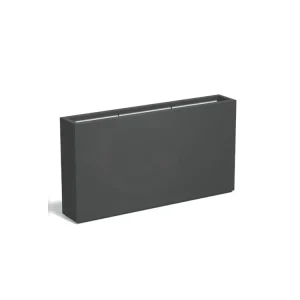 Nieuw Adezz Carrez Plantenbak Polyester Rechthoek 150 x 25 x 80 cm Antracietgrijs