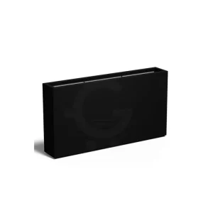 Betaalbaar Adezz Carrez Plantenbak Polyester Rechthoek 150 x 25 x 80 cm Gitzwart