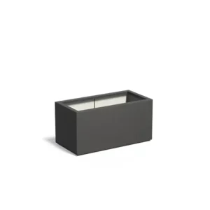 Beperkte Voorraad Adezz Carrez Plantenbak Polyester Rechthoek 100 x 50 x 50 cm Zwartgrijs
