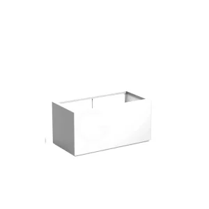 Adezz Carrez Plantenbak Polyester Rechthoek 100 x 50 x 50 cm Verkeerswit Tijdelijk Beschikbaar