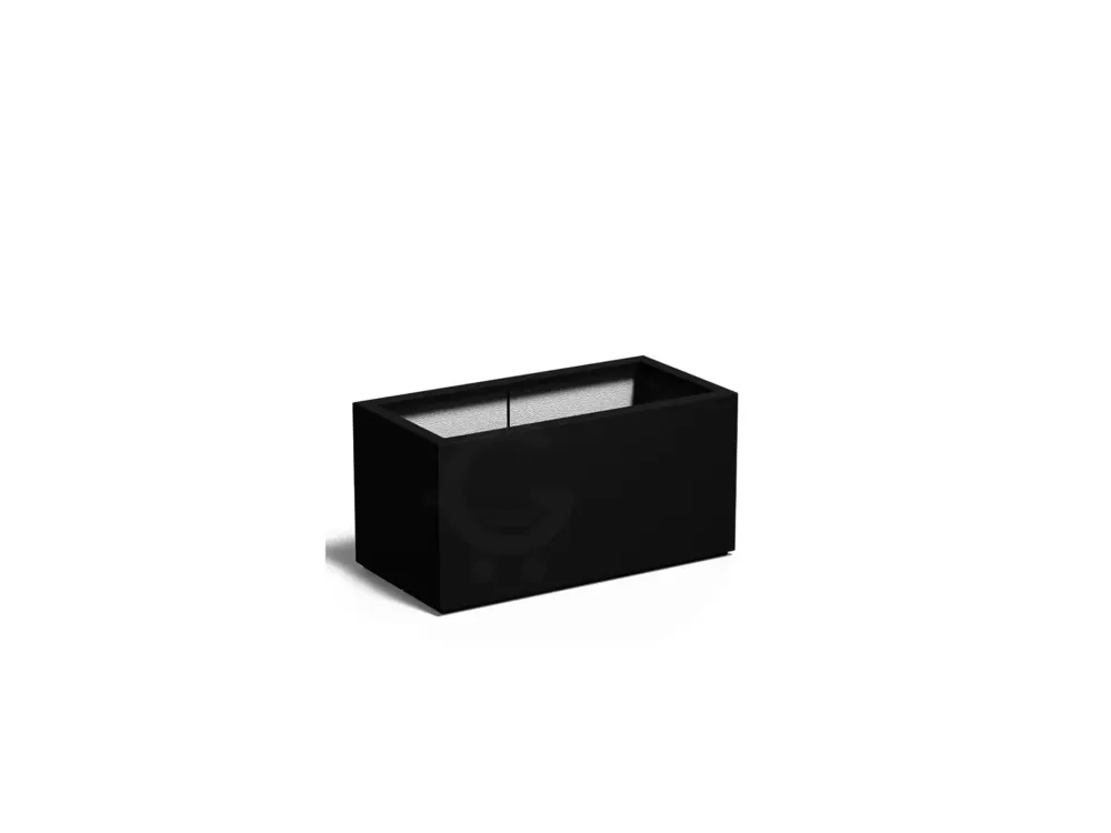 Goedkoop Adezz Carrez Plantenbak Polyester Rechthoek 100 x 50 x 50 cm Gitzwart