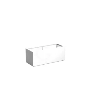 Laatste Kans Adezz Carrez Plantenbak Polyester Rechthoek 100 x 40 x 40 cm Verkeerswit