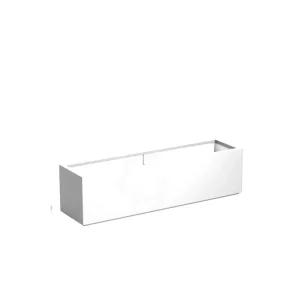 Betaalbaar Adezz Carrez Plantenbak Polyester Rechthoek 150 x 40 x 40 cm Verkeerswit