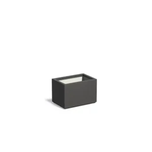 Favoriet Adezz Carrez Plantenbak Polyester Rechthoek 60 x 40 x 40 cm Zwartgrijs