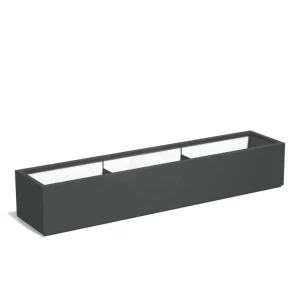 Koop Vandaag Adezz Carrez Plantenbak Polyester Rechthoek 230 x 50 x 40 cm Antracietgrijs