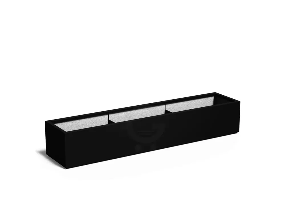 Gratis Retour Adezz Carrez Plantenbak Polyester Rechthoek 230 x 50 x 40 cm Gitzwart
