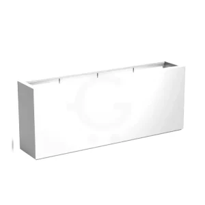 Adezz Carrez Plantenbak Polyester Rechthoek 200 x 40 x 80 cm Verkeerswit Beperkt Aanbod