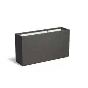 Premium Adezz Carrez Plantenbak Polyester Rechthoek 150 x 40 x 80 cm Zwartgrijs