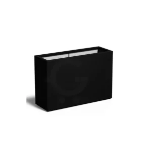Rechtstreeks Van De Fabrikant Adezz Carrez Plantenbak Polyester Rechthoek 120 x 40 x 80 cm Gitzwart