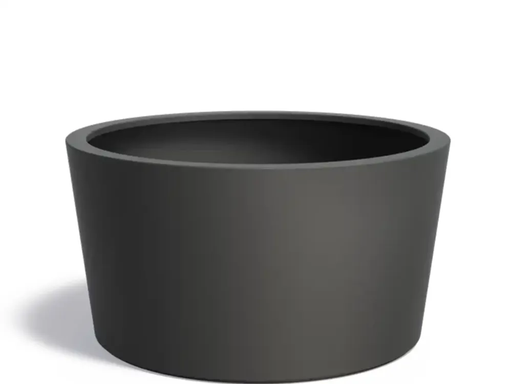 Op = Op Adezz Conic Plantenbak Polyester Rond Schuin 150 x 150 x 80 cm Zwartgrijs