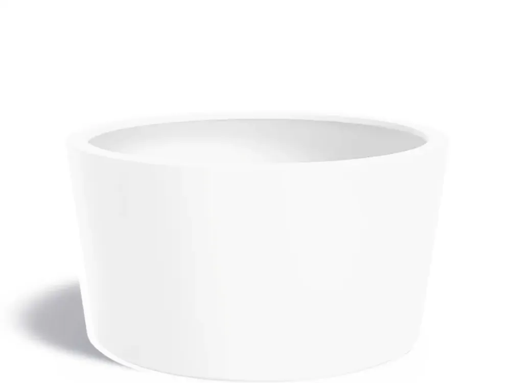 Adezz Conic Plantenbak Polyester Rond Schuin 150 x 150 x 80 cm Verkeerswit Hete Deal