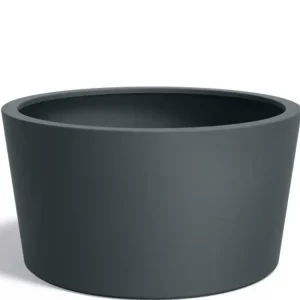 Adezz Conic Plantenbak Polyester Rond Schuin 150 x 150 x 80 cm Antracietgrijs Snelle Levering