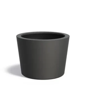 Adezz Conic Plantenbak Polyester Rond Schuin 95 x 95 x 70 cm Zwartgrijs Seizoensaanbieding
