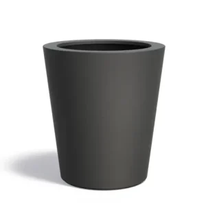 Adezz Conic Plantenbak Polyester Rond Schuin 89 x 89 x 100 cm Zwartgrijs Beperkt Aanbod