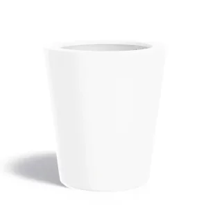 Koopje Adezz Conic Plantenbak Polyester Rond Schuin 89 x 89 x 100 cm Verkeerswit