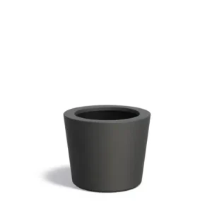Dagaanbieding Adezz Conic Plantenbak Polyester Rond Schuin 63 x 63 x 52 cm Zwartgrijs