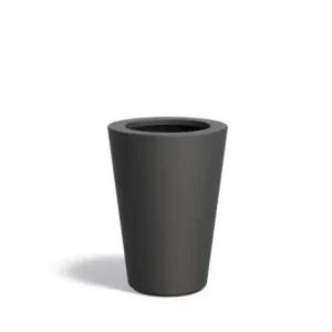 Favoriet Adezz Conic Plantenbak Polyester Rond Schuin 55 x 55 x 76 cm Zwartgrijs