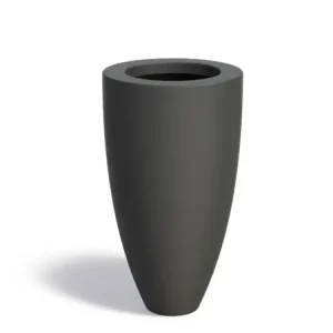 Adezz Canna Plantenbak Polyester Rond 50 x 50 x 90 cm Zwartgrijs Koopje
