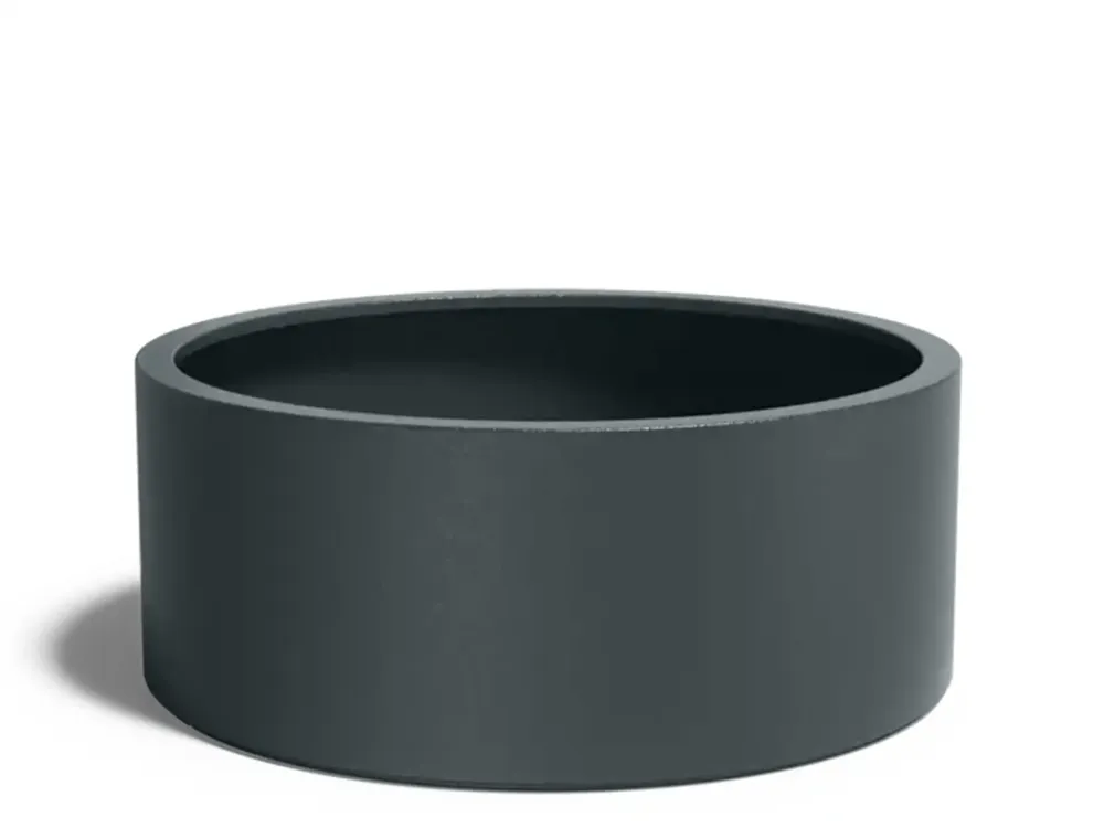Adezz Circum Plantenbak Polyester Rond Recht 150 x 150 x 60 cm Antracietgrijs Superprijs