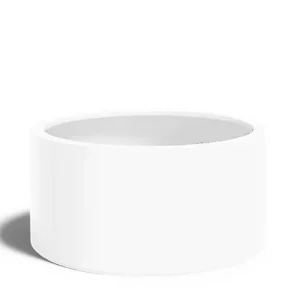 Koop Online Adezz Circum Plantenbak Polyester Rond Recht 120 x 120 x 60 cm Verkeerswit